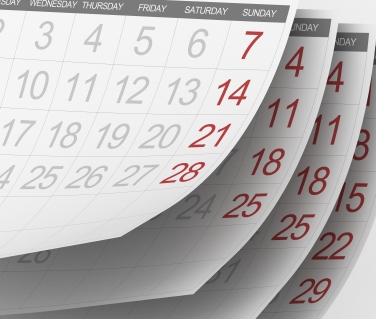 Use a calendar to plan your social media updates.