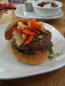 Diner submitted photo of a lamburger.